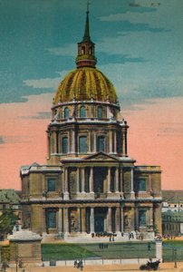 Les Invalidesin kupoli, Pariisi, 1920 tekijältä Unbekannt