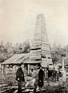 The Drake Well, Pennsylvania, Amerikka, 1859 tekijältä Unbekannt