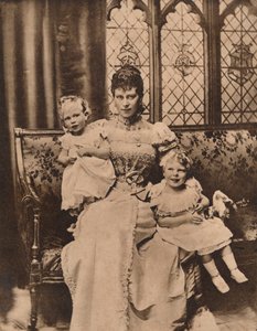 Yorkin herttuatar kahden poikansa, prinssi Edwardin ja Albertin kanssa, 1897 1935 tekijältä Unbekannt