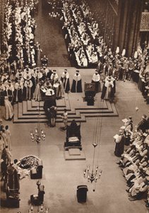 Kentin herttua osoittaa kunnioitusta vastakruunatulle kuningas Yrjö VI:lle, 1937 tekijältä Unbekannt