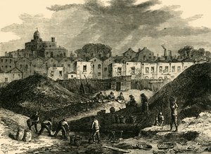 The Dust-Heaps, Somers Town, vuonna 1836, n. 1876. tekijältä Unbekannt
