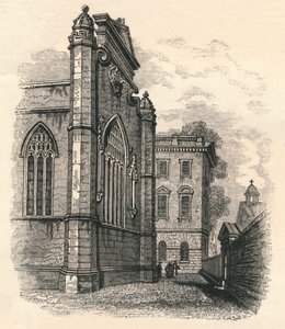 East End of College Chapel, Peterhouse, Cambridge 1800-luvulla tekijältä Unbekannt