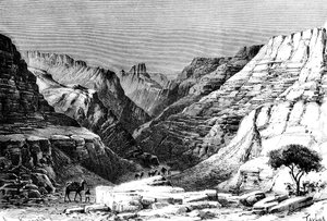 Eguerin rotko, Pohjois-Afrikka, 1895 tekijältä Unbekannt