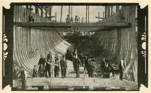 The English Vessel, Discovery, On The Stocks, 1901. tekijältä Unbekannt