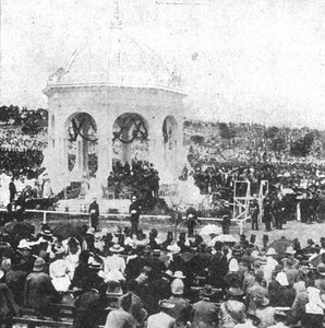 Australian liitto, 1901... Lord Hopetounin allekirjoittama valan Sydneyssä..., 1901. tekijältä Unbekannt