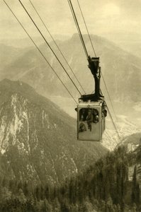 Feuerkogelin köysirata, Ylä-Itävalta, v1935. tekijältä Unbekannt