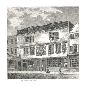 Fortune-teatteri. Wilkinsonin vuonna 1811, 1878 julkaisemasta vedoksesta tekijältä Unbekannt