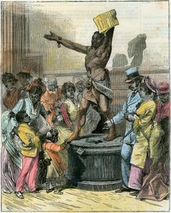 The Freed Slave, patsas Memorial Hallissa, Centennial Exhibition, Philadelphia, USA, c1876 tekijältä Unbekannt