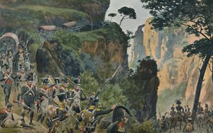 Ranskan armeija Portugalin vuoristossa, 1896 tekijältä Unbekannt
