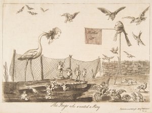 Sammakot, jotka halusivat kuningasta, 14. heinäkuuta 1789. tekijältä Unbekannt