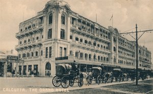 The Grand Hotel, Kalkutta, 1920 tekijältä Unbekannt
