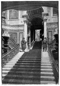 Grand Staircase, Buckinghamin palatsi, Lontoo, 1900 tekijältä Unbekannt