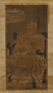 Suuri Luohan, kunnianarvoisa seitsemästoista, 1345. tekijältä Unbekannt
