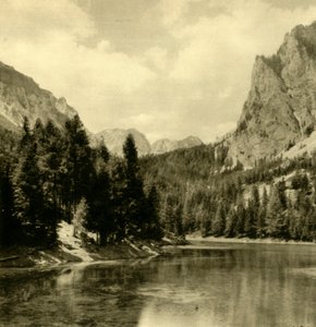 The Grüner See, Steiermark, Itävalta, 1935. tekijältä Unbekannt