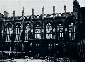 Sisätemppelin historiallinen sali tuhoutui kokonaan tulipalossa, 1941 tekijältä Unbekannt