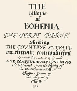 Böömin historia, 1619-1620, 1947. tekijältä Unbekannt