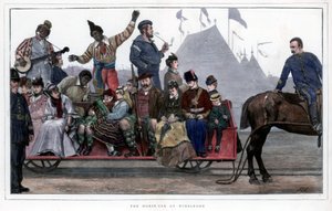 Hevosauto Wimbledonissa, 1872 tekijältä Unbekannt