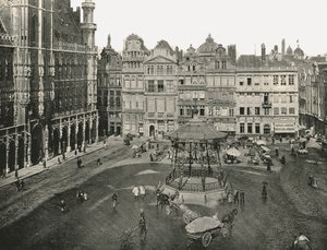 Hotel de Ville, Bryssel, Belgia, 1895. tekijältä Unbekannt