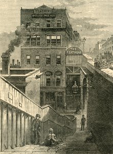 Talot Waterloo Bridge Roadilla, vuonna 1878. tekijältä Unbekannt