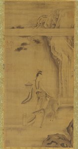Kuolematon Ma Gu hirven kanssa, Qing-dynastia, 1700-luku. tekijältä Unbekannt