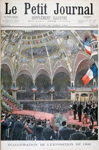Vuoden 1900 yleismaailmallisen näyttelyn avajaiset tekijältä Unbekannt