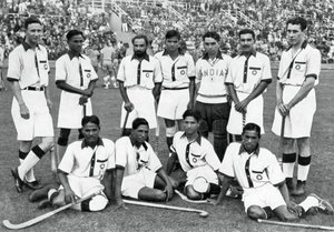 Intian jääkiekkojoukkue, kultamitalin voittajat, Berliinin olympialaiset, 1936 tekijältä Unbekannt