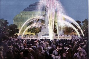 Kansainvälinen keksintöjen näyttely, Kensington, Lontoo, elokuu 1885 tekijältä Unbekannt