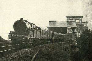 Irlantilainen posti lähtee Menai-sillalta, vuodelta 1930. tekijältä Unbekannt