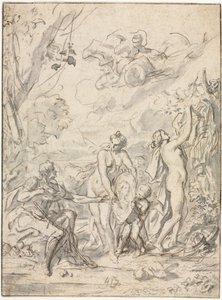 Pariisin tuomio, n. 1740-1750. tekijältä Unbekannt