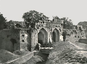 Kashmiri Gate, Delhi, Intia, 1895. tekijältä Unbekannt