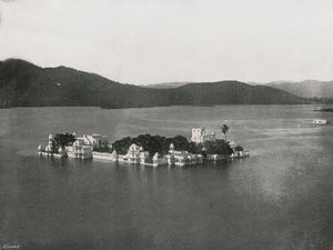Lake Palace, Udaipur, Intia, 1895. tekijältä Unbekannt