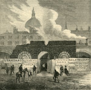 The Last Remains of the Fleet Prison, c1872. tekijältä Unbekannt