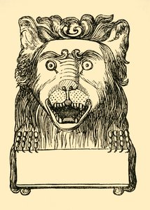 Lionit päät Buttonsissa, 1881. tekijältä Unbekannt