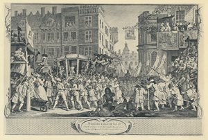 Lord Mayors Show. Industry and Idleness -sarjasta, 1747, 1920 tekijältä Unbekannt
