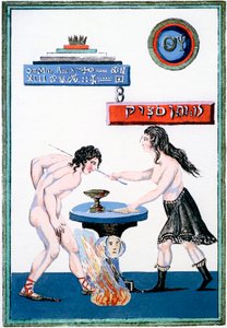 Magic Mirror paljastaa salaisuutensa, 1700-luku tekijältä Unbekannt
