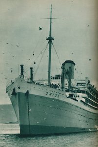 Suuren laivan majesteetti - Orion ankkurissa, 1937 tekijältä Unbekannt