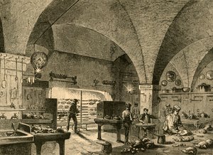 Kartanon keittiö, 1897. tekijältä Unbekannt