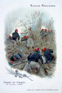 Marchandin retkikunta: taistelut Kimbedissä, Kongossa, 19. lokakuuta 1896 tekijältä Unbekannt