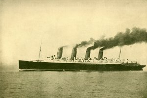 Mauretania Cunard Line, 30 696 tonnia, vuodelta 1930. tekijältä Unbekannt