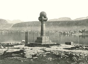 Meridiaanipylväs, Hammerfest, Norja, 1895. tekijältä Unbekannt