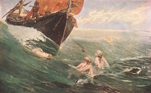 The Mermaids Rock, 1894, c1902. tekijältä Unbekannt