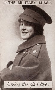 The Military Miss - Giving the glad Eye., c1914 tekijältä Unbekannt