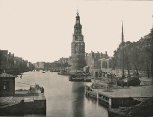 Montelbaanstoren, Amsterdam, Alankomaat, 1895. tekijältä Unbekannt