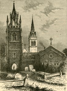 Mortuary Chapel and New Church, Woburn, 1898. tekijältä Unbekannt