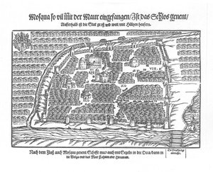 Sigmund von Herbersteinin Moskovan kartta Moscouiter Wonderful Historiesista, 1567 tekijältä Unbekannt