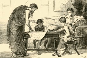Gracchin äiti, 1890. tekijältä Unbekannt