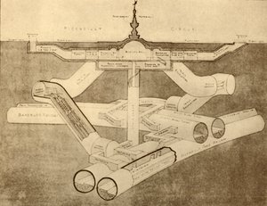 Uusi Piccadilly Circus -metroasema, 1930. tekijältä Unbekannt