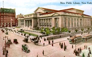 New Public Library, New York, USA, 1910 tekijältä Unbekannt