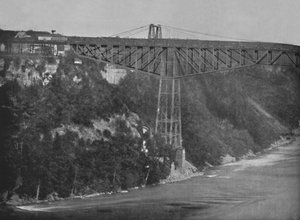 Niagaran ulokesilta, 1800-luku tekijältä Unbekannt