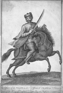 Ulaanien upseeri Preussin kuninkaan palveluksessa, 1700-luku tekijältä Unbekannt